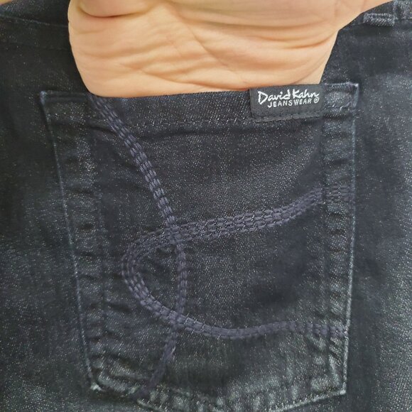 David Kahn Jeanswear Women's Emily Bootcut Rio Dark Indigo Wash Stretch Denim 10 - Picture 9 of 10